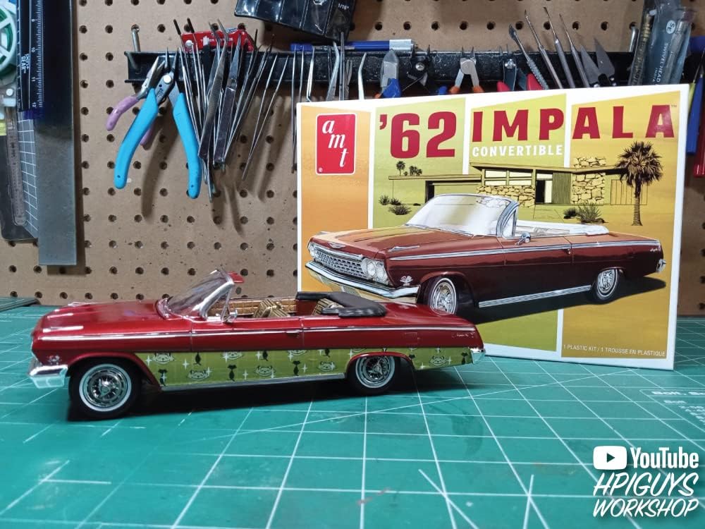AMT - 1/25 1962 Chevy Impala Convertible - Plastikmodellbausatz