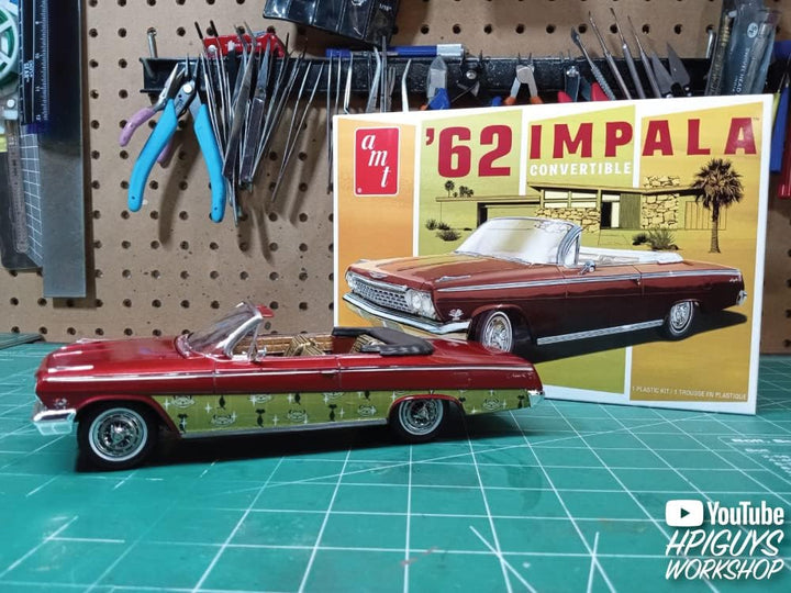 AMT - 1/25 1962 Chevy Impala Convertible - Plastikmodellbausatz