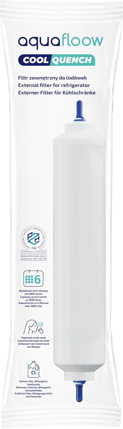 Aquafloow Kühlschrank Wasserfilter Ersatz für Samsung Side By Side, LG, AEG, HAIER, Whirpool, DA29-1