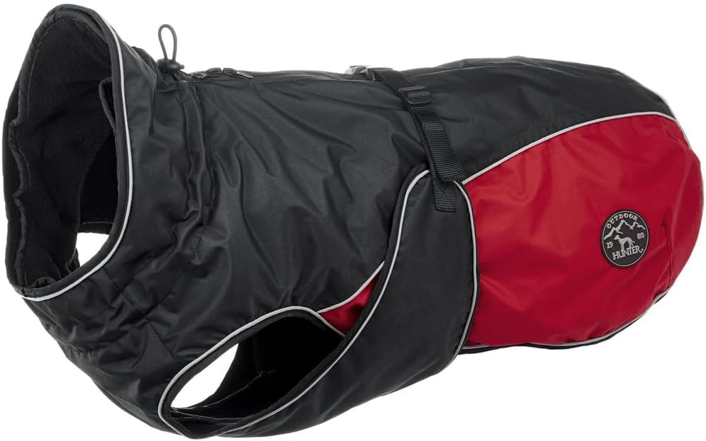 Hunter UPPSALA ALLROUNDER Hundemantel, 2-in1, herausknöpfbares Fleece-Futter, wasserabweisend, 40, a
