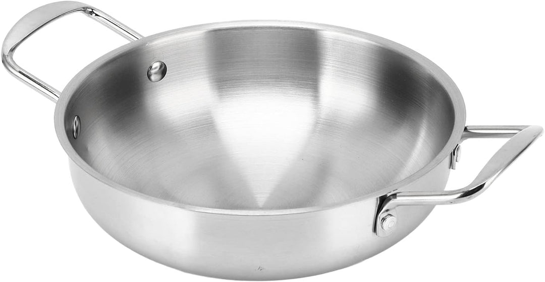 Koreanischer Ramen-Topf, Heizung, Gleichmässig Integriertes Design, Nudeltopf, Flache Stahlfarbe, Bi