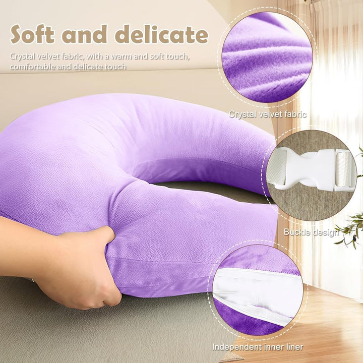 Gaming Kissen &amp; Lesekissen, Armlehne Unterstützung Bücherkissen, U-förmiges Lap Kissen Gaming Pillow