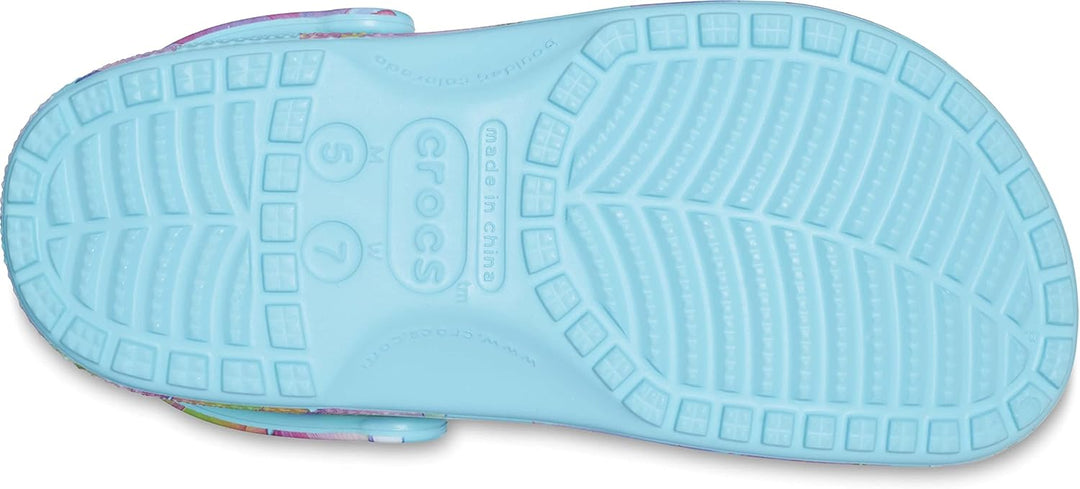 Crocs Unisex Classic Printed Floral Clogs 41/43 EU Neptun Multi, 41/43 EU Neptun Multi