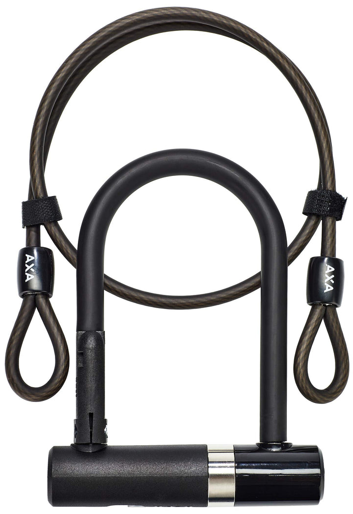 Bügelschloss AXA Newton UL Mini + Kabel 100cm ø8mm Fahrradschloss
