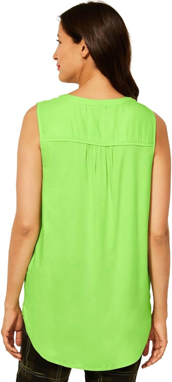 Street One Damen Langes Blusentop, 34 Peppy Green