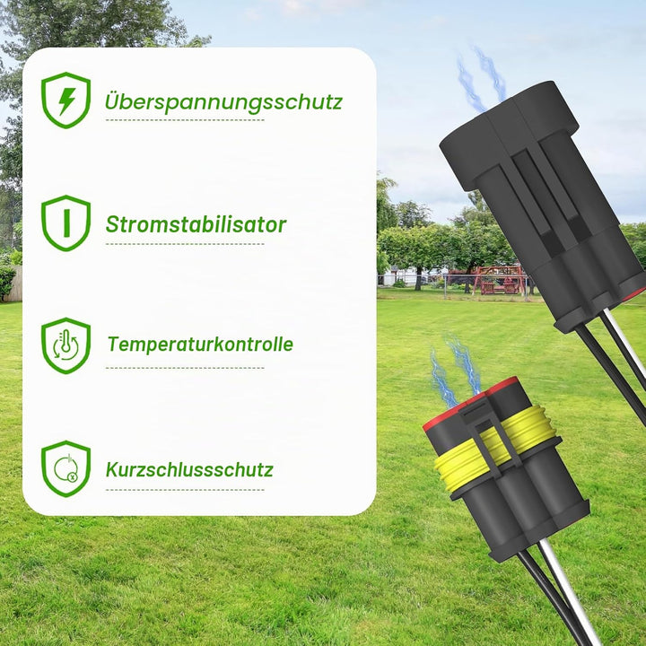 Shentec 20M Niederspannungskabel Transformator Kabel kompatibel mit Gardena Robotic R38Li, R40Li, R8