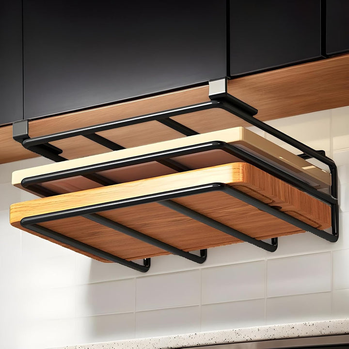 Unter Kabinettsschneidebretthalter - Unter den Sink Steckladeplatten stehen, Kitchen Rack Organizer