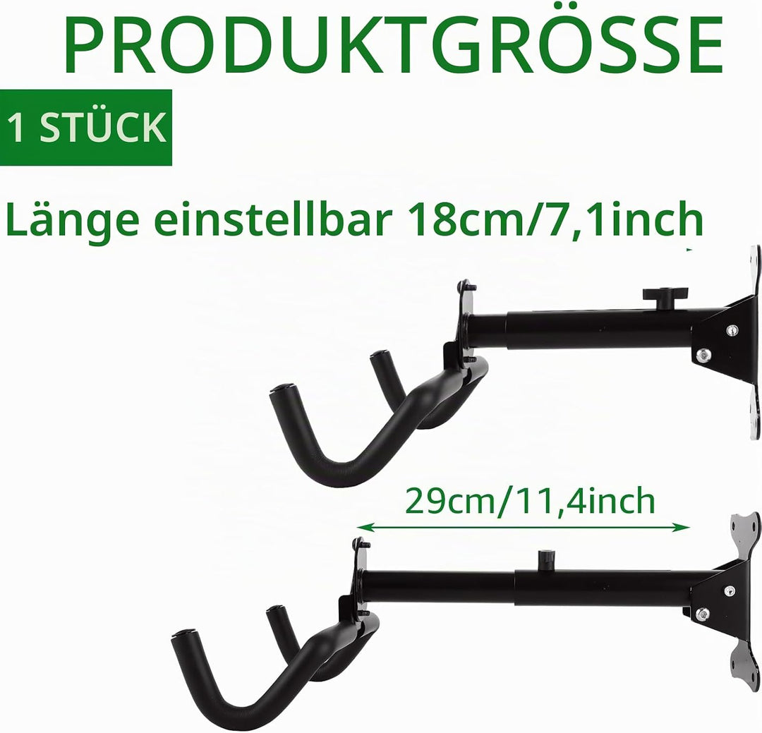 Fahrrad Wandhalterung, Klappbare Wandhalterung Fahrrad für die Garage,Keller und Wohnung Fahrradhalt