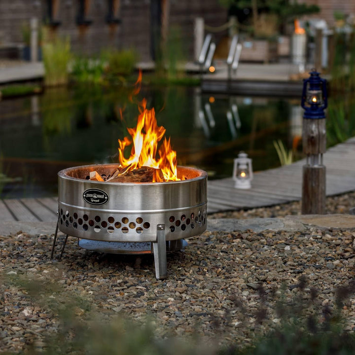 Feuerhand Tyropit Feuerschale - Feuerkorb für den Garten oder unterwegs beim Camping - standfest und