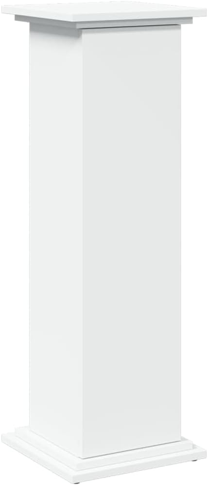 Generisch Postament mit Stauraum Weiss 31x30x90 cm Holzwerkstoff,Heim & Garten,Rasen & Garten,Garten