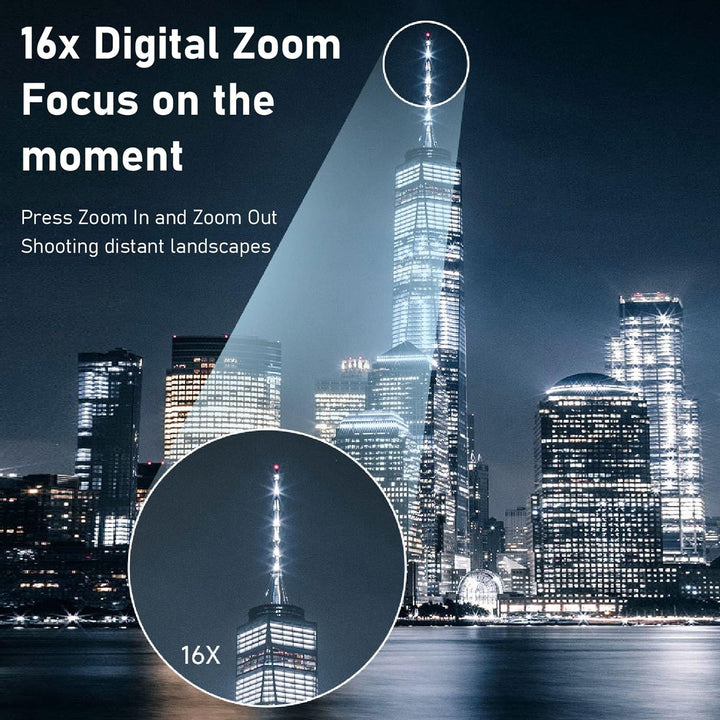 Digitale Spiegelreflexkamera, 16 MP HD 1080P-Fotokamera, Digital-Spiegelreflexkamera, 16-facher Digi