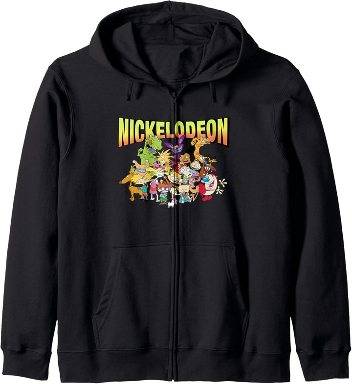 Nickelodeon Group Shot Character Portrait Kapuzenjacke