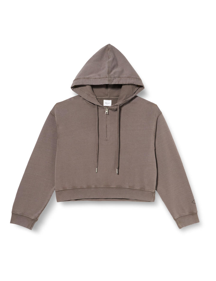 Replay Damen Kapuzenpullover XXS 093 Anthracite, XXS 093 Anthracite