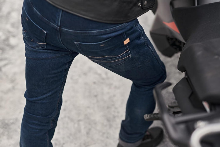 SHIMA DEVON Motorradjeans - Belüftete Elastische Slim Fit Biker Motorradhose mit FiberQL-Verstärkung