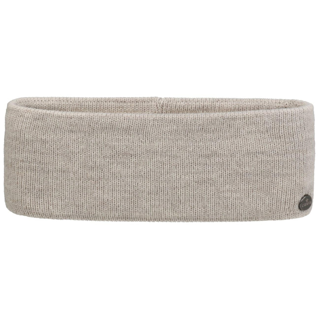 LIERYS Mono Stirnband Damen/Herren 8 cm breit - Made in Germany - dreilagiges Strickband gefüttert m