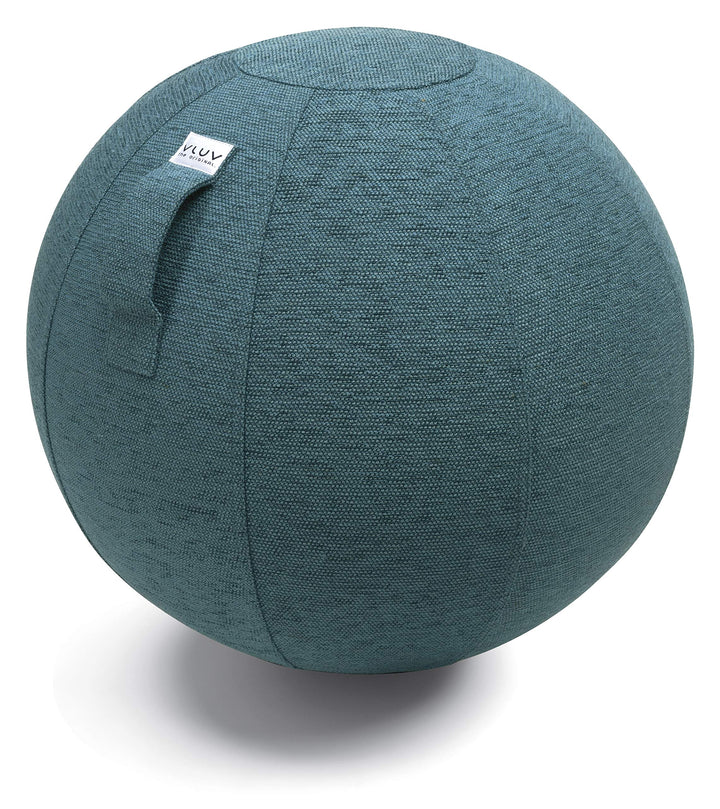 VLUV® BOL STOV Sitzball Büro Ergonomisch [Atmungsaktiv mit Tragegriff und Wegrollschutz] Waschbarer