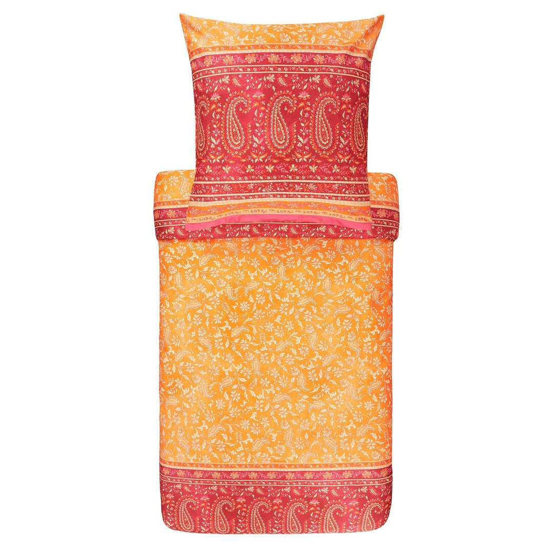 Bassetti Bettwäsche, Baumwolle, ORANGE, 200x200, 3