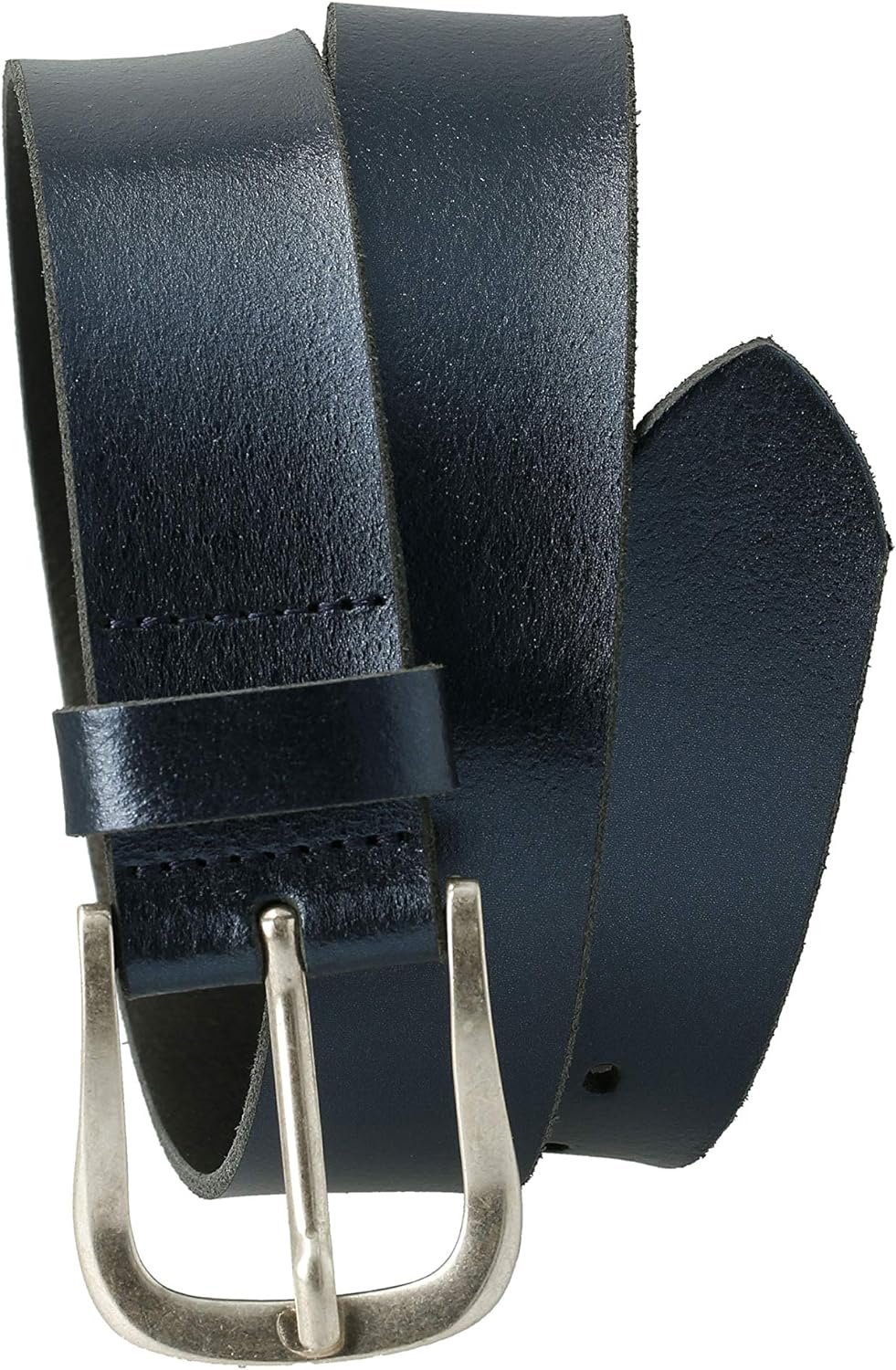 Tamaris Damengürtel - 101541 Echtledergürtel Bessy navy, silber Navy 125