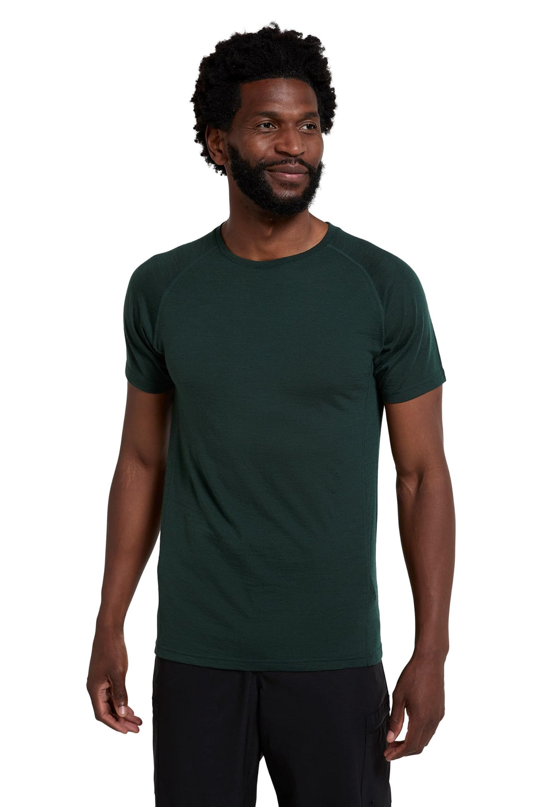 Mountain Warehouse Summit Merino Herren T-Shirt Unterhemd Thermounterwäsche Funktionsunterwäsche Ski