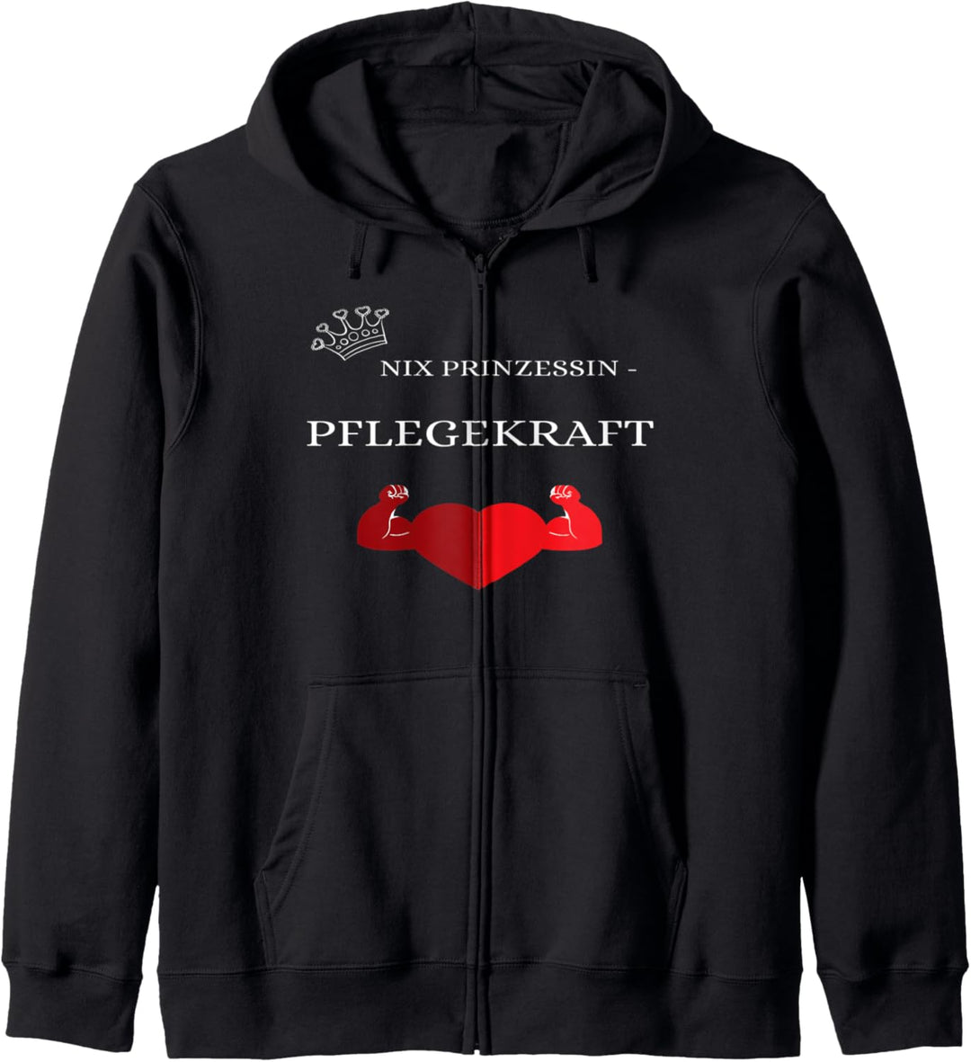 Pflegekraft Geschenk Nix Prinzessin Geburtstag Idee Witzig Kapuzenjacke