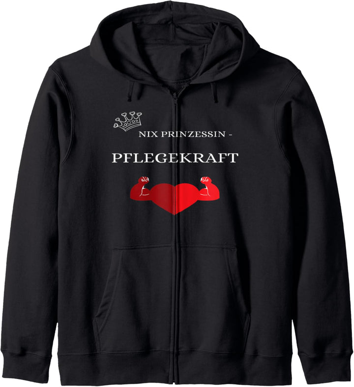Pflegekraft Geschenk Nix Prinzessin Geburtstag Idee Witzig Kapuzenjacke