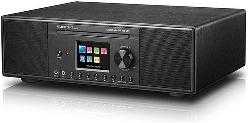 Albrecht DR 890 CD, 27389.01, Kompaktanlage - Internetradio, Digitalradio, WLAN, DAB+, UKW mit RDS,