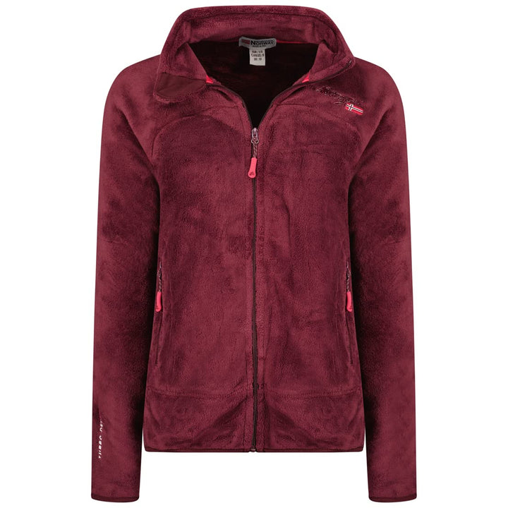 Geographical Norway Damen warme Übergangs Outdoor Fleecejacke mit Stehkragen bans production S Burgu