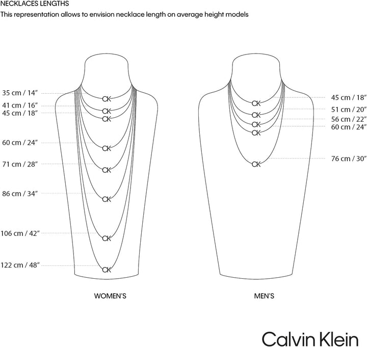 Calvin Klein Gliederhalskette für Damen Kollektion GIFT SET Gelbgold - 35000433