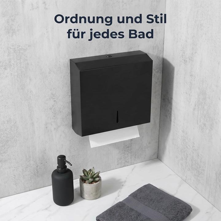 Cabilock Wand-Badetaschenspender C Falter Papierhandtuchspender Mehrfach-Handtuchspender