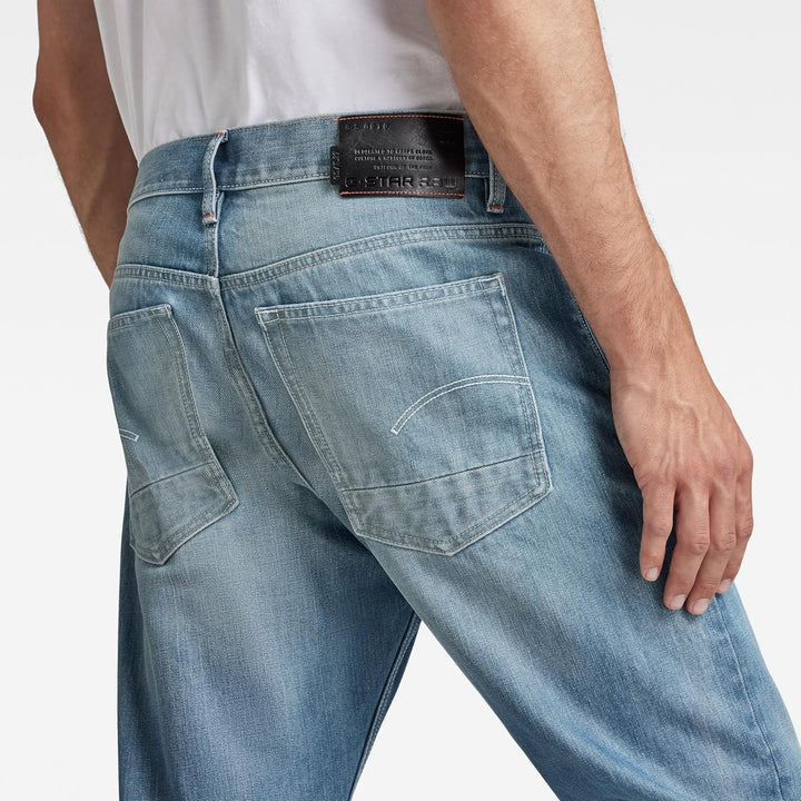 G-STAR Herren Triple A Straight Jeans 29W / 34L Blau (Antique Faded Moonlit Ocean), 29W / 34L Blau (