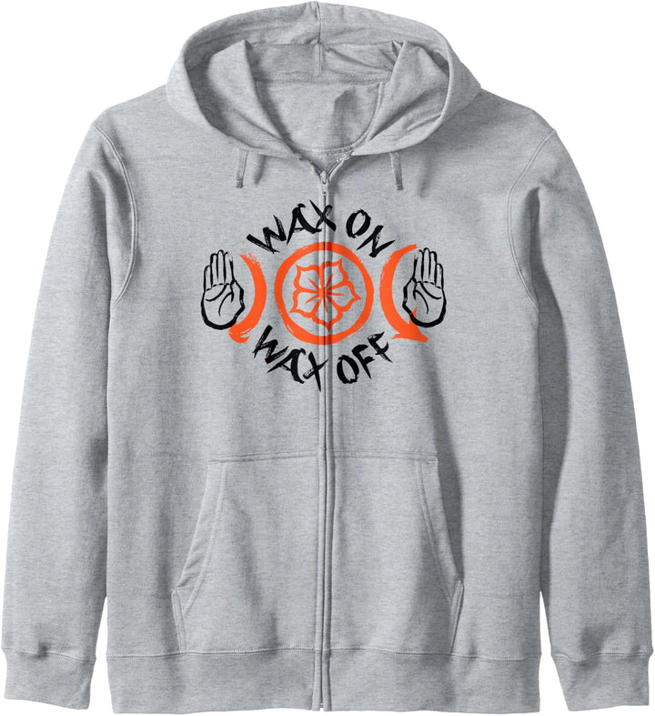 Cobra Kai Wachs Drauf, Wachs Runter Kapuzenjacke