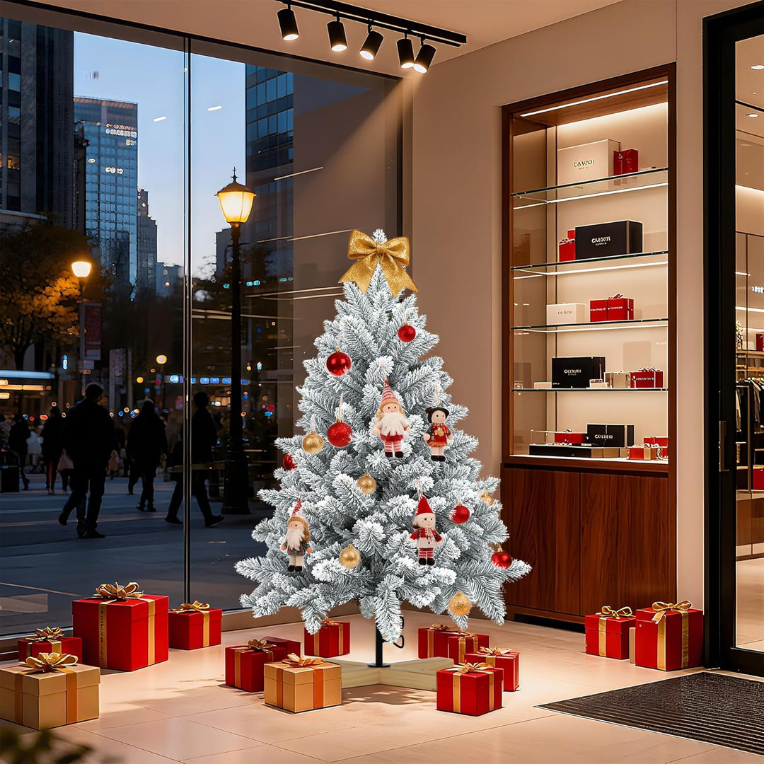 VA-Cerulean Weihnachtsbaum Künstlicher,schwer entflammbar,Schnellaufbau,Weihnachtsdeko,Unechter Tann