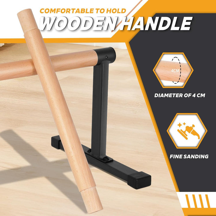 Parallettes, Calisthenics Griffe für Handstand, Push-Ups, Liegestützgriffe Holz für Fitness zuhause