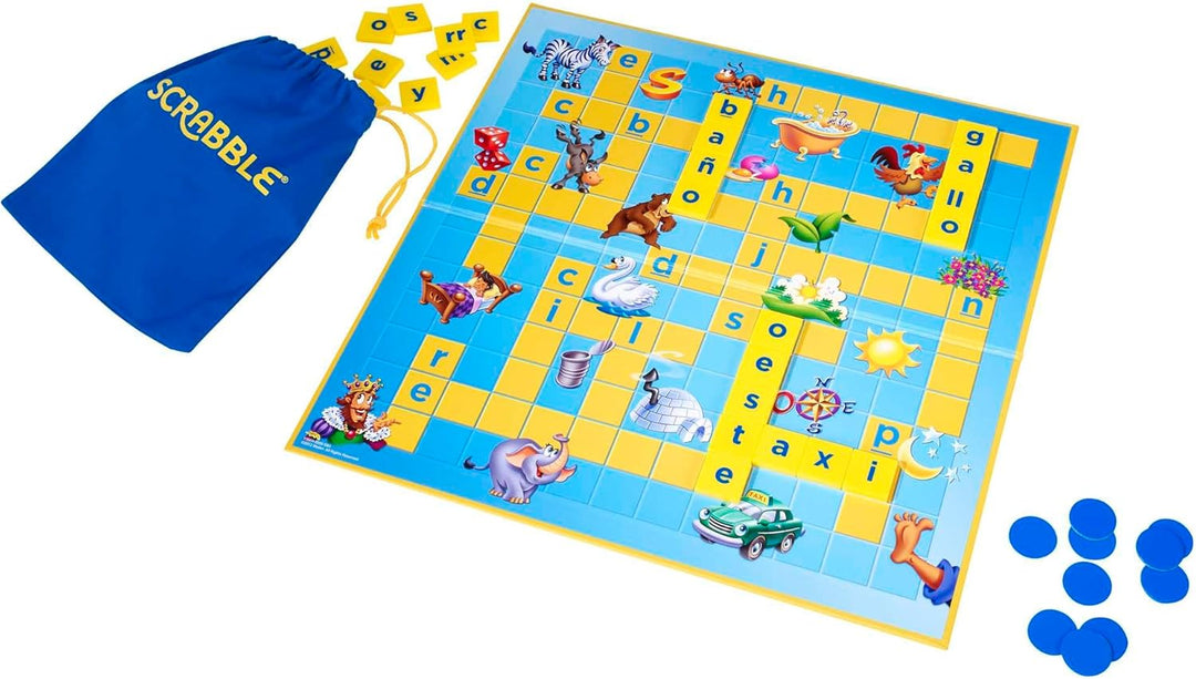 Spiele Mattel - Scrabble Junior Junior Scrabble Spanien Multi, Spanien Multi