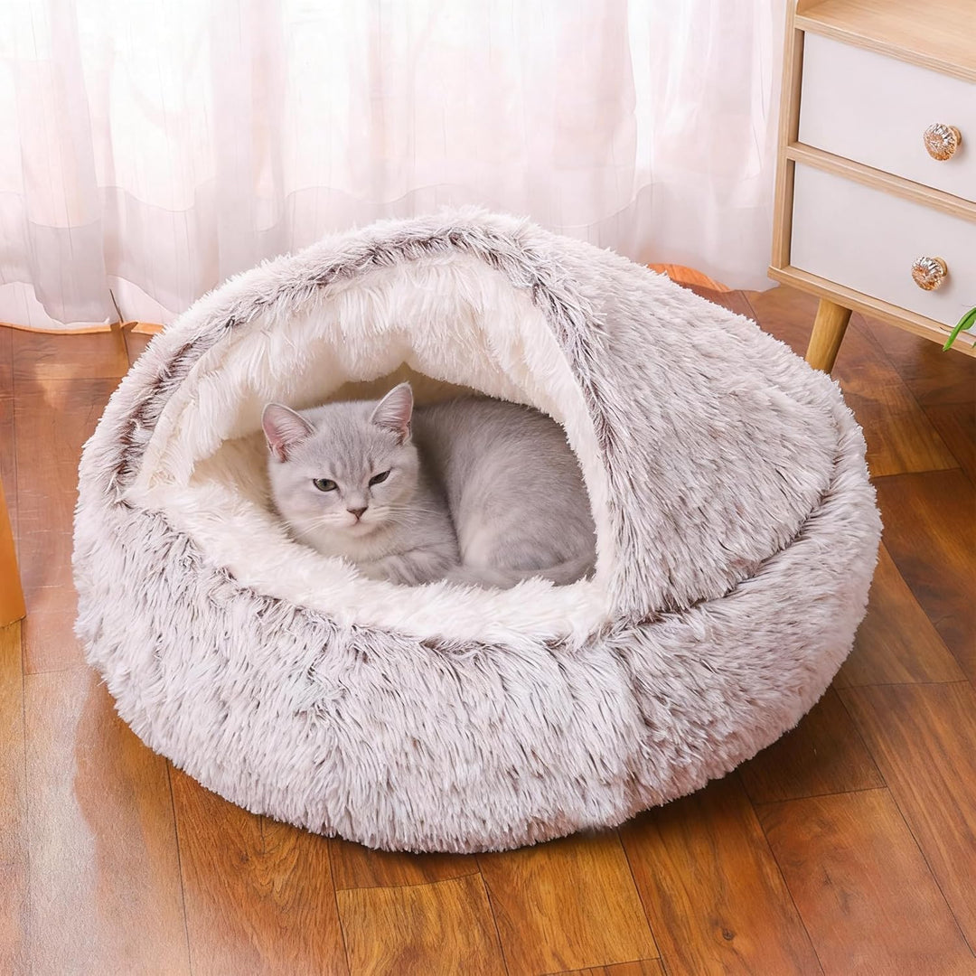 Flauschig Hundebett Muschelform Katzenbett Warm Tierbett Haustierbett Waschbar Hundesofa Katzensofa