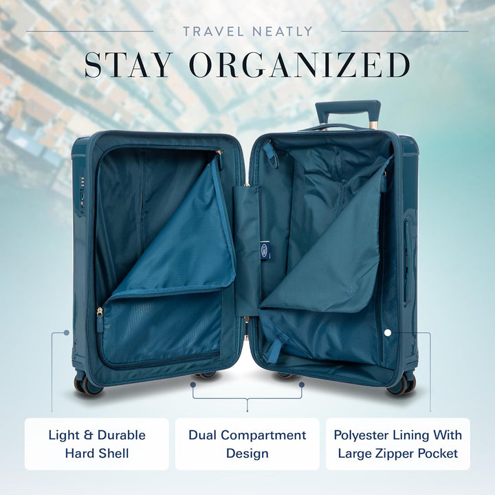 Brics Positano - 4-Rollen-Trolley M 69 cm erw. Sea Green, Sea Green