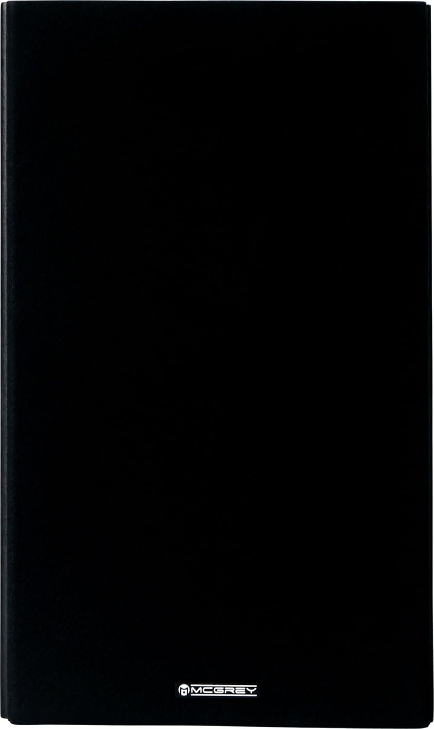 McGrey BSS-265 BK 6,5" HiFi Regallautsprecher - 1 Paar Boxen - 40Watt (RMS) - 2-Wege-System - auch f