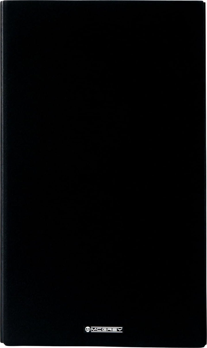 McGrey BSS-265 BK 6,5" HiFi Regallautsprecher - 1 Paar Boxen - 40Watt (RMS) - 2-Wege-System - auch f
