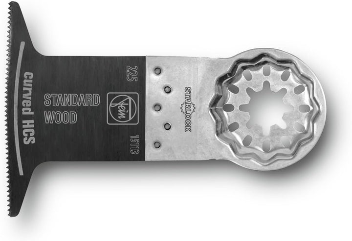 Fein 63502225240 E-Cut Standard-Sägeblatt curved Bi-Metall-Verzahnung für Holz, Gipskarton und Kunst