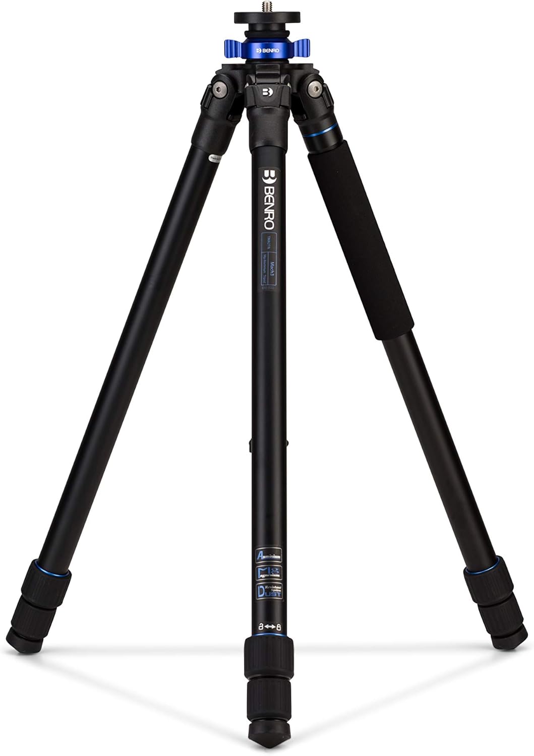Benro tma27 a Mach3 AL Series 2 Tripod, 3 Abschnitt, Twist Lock, Monopod Umwandlung (schwarz), 2 Ser