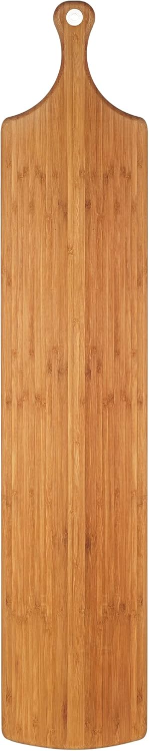 smokemax® L - Long Version Servierbrett dark bamboo (ca. 90x17x2cm), Schneidebrett, Designbrett aus