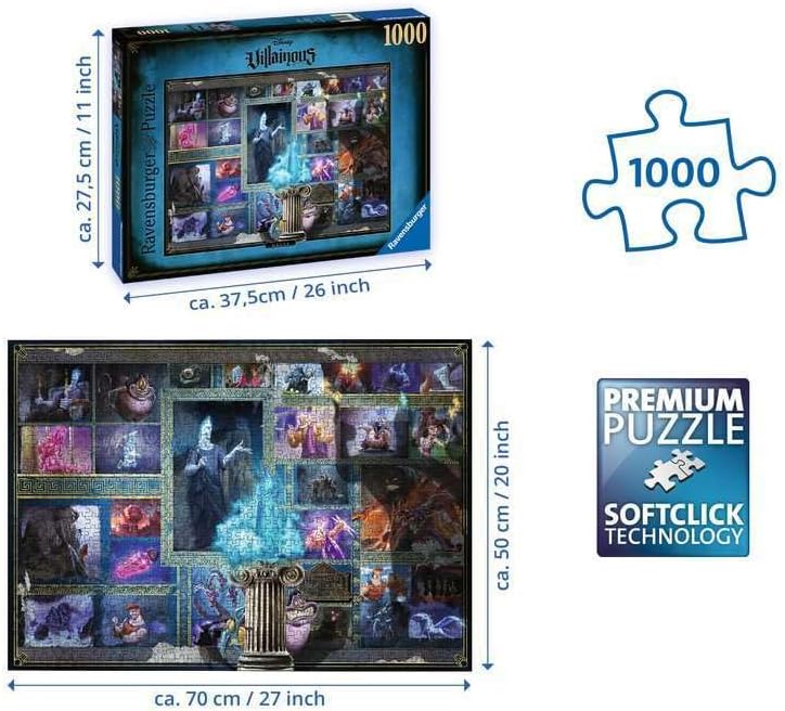 Ravensburger Puzzle 16519 - Villainous: Hades - 1000 Teile Disney Puzzle für Erwachsene und Kinder a