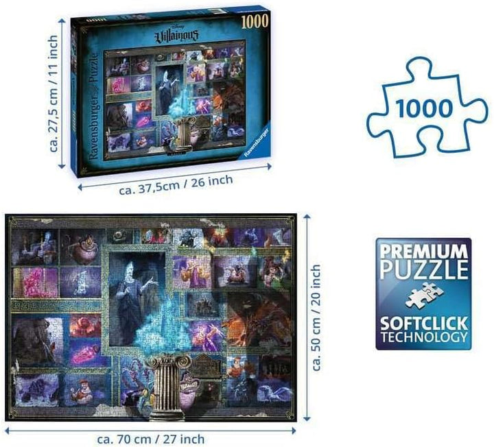 Ravensburger Puzzle 16519 - Villainous: Hades - 1000 Teile Disney Puzzle für Erwachsene und Kinder a