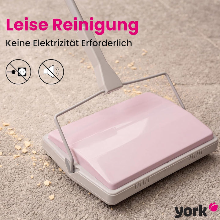 York 4099080-002513, Kehrmaschine Katie | Teppichkehrer für Teppichreinigung | Effiziente, sofortige