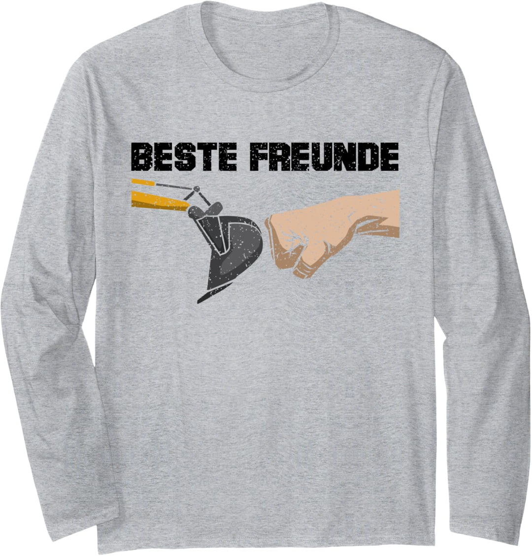 Baggerfahrer - Ich und mein Bagger - Langarmshirt
