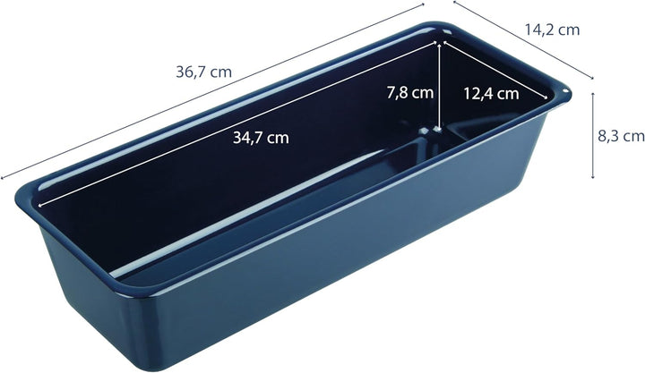 Dr. Oetker Brotbackform 35 cm Back-Liebe Emaille – Schnitt- & Kratzfeste Backform mit Emaille & Anti