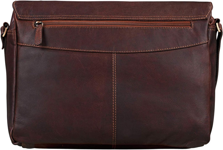 STILORD 'Lonzo' Vintage Umhängetasche echtes Büffel-Leder Messenger Bag für Herren und Damen Unitasc