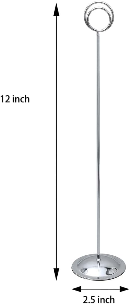 HOHIYA Tischnummernhalter Tischkartenhalter Tischkarte Tischnummer Ständer für Hochzeiten, 30,5 cm h