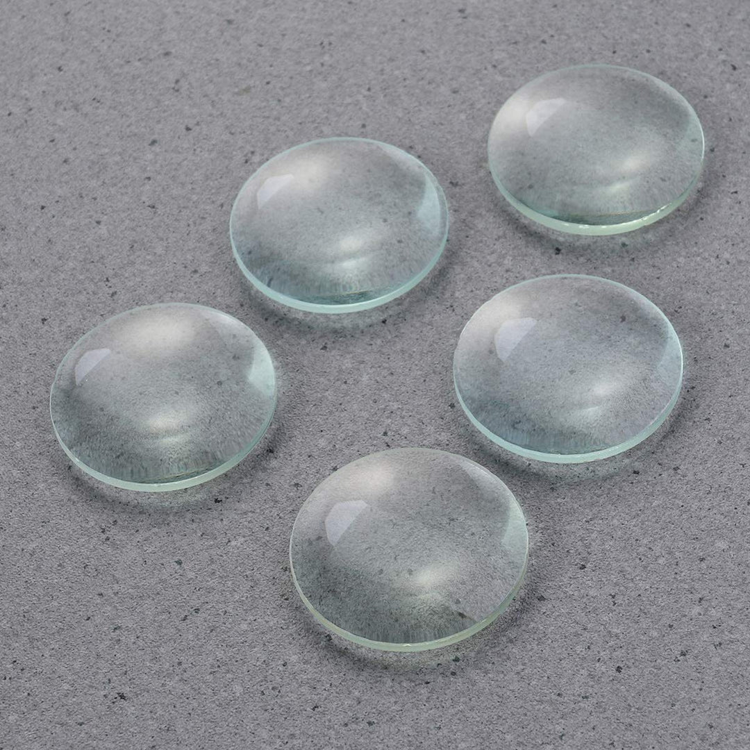 UKCOCO 5pcs Double Convex Glass Lens Optische Linse 50mm Durchmesser 100mm Brennweite für Labors