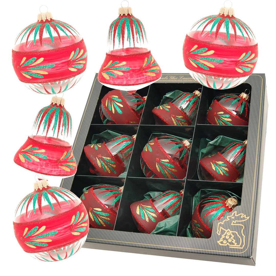 Krebs Glas Lauscha - Weihnachtsdekoration/Christbaumschmuck aus Glas - Weihnachtsanhänger - Motiv: B